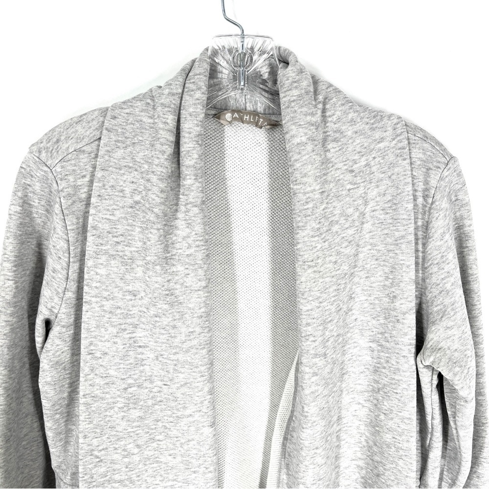 Athleta French Terry Pique Tranquility Wrap Cardigan - Picture 4 of 13